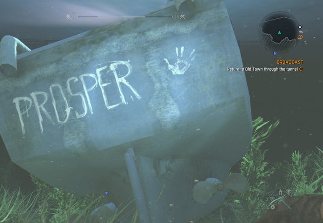 Во время побочного квеста «Launch», на задней части подводной лодки есть салют «Live Long» и «Prosper» вдоль стороны лодки, которая называется «Prosper»